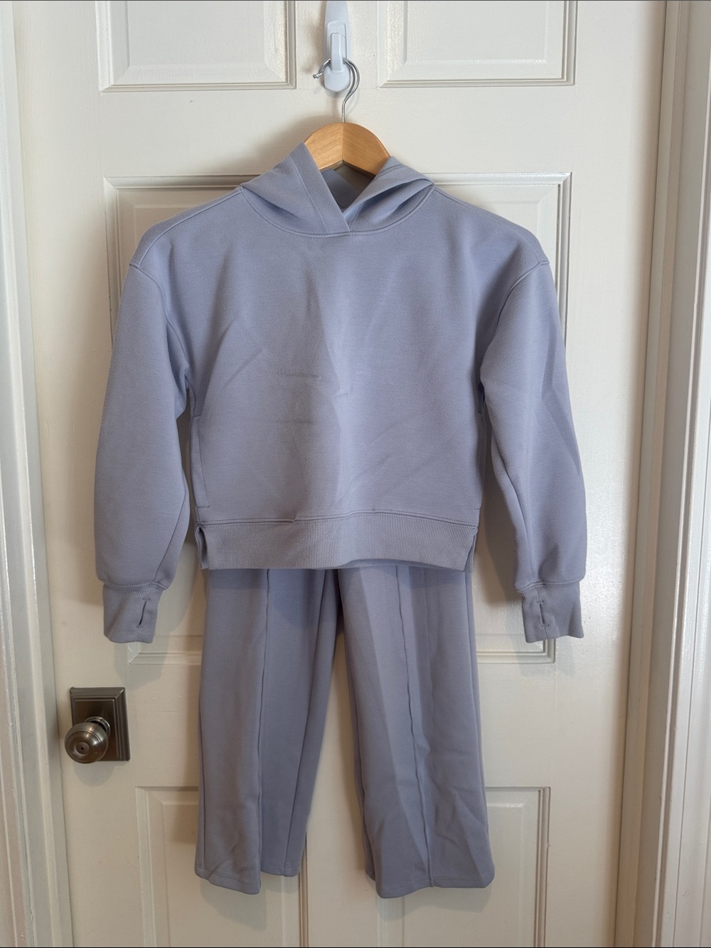 Children’s Place lavender / gray Hooded Set for Kids size M 7/8
